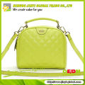 quilted green pu handbag two layers ladies fashion mint green handbag